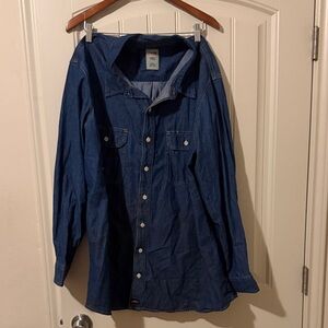 Dickies Dark Blue Denim Shirt